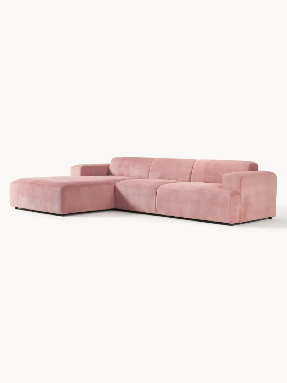 Sofá rinconera de pana Melva (4 plazas)