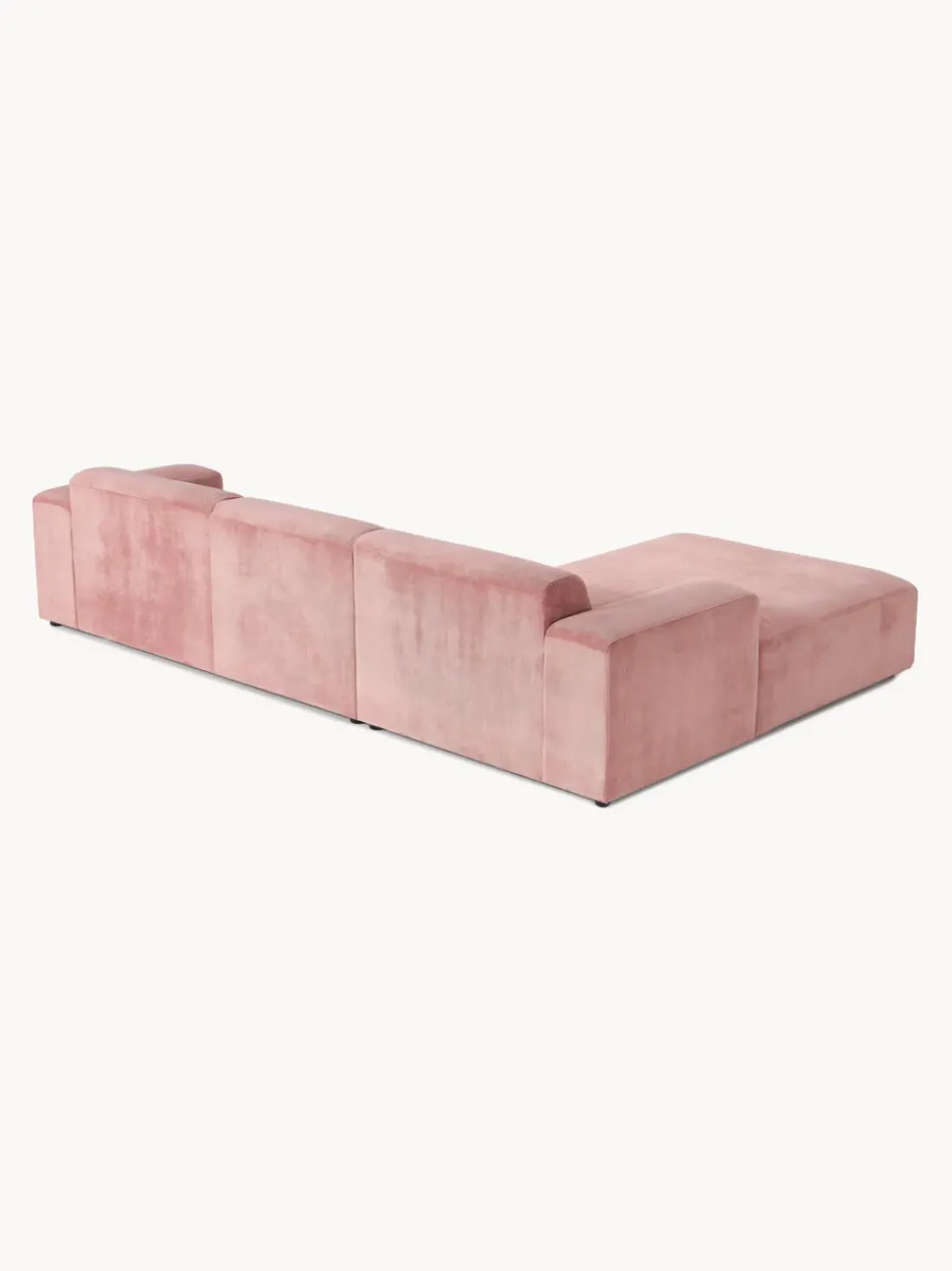Sofá rinconera de pana Melva (4 plazas)