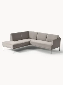 Sofá rinconera de terciopelo Fluente