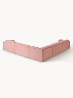 Sofá rinconera longue grande de pana Melva