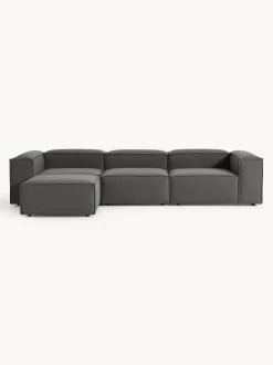 Sofá rinconera modular con reposapiés izquierdo/derecho Lennon (4 plazas)