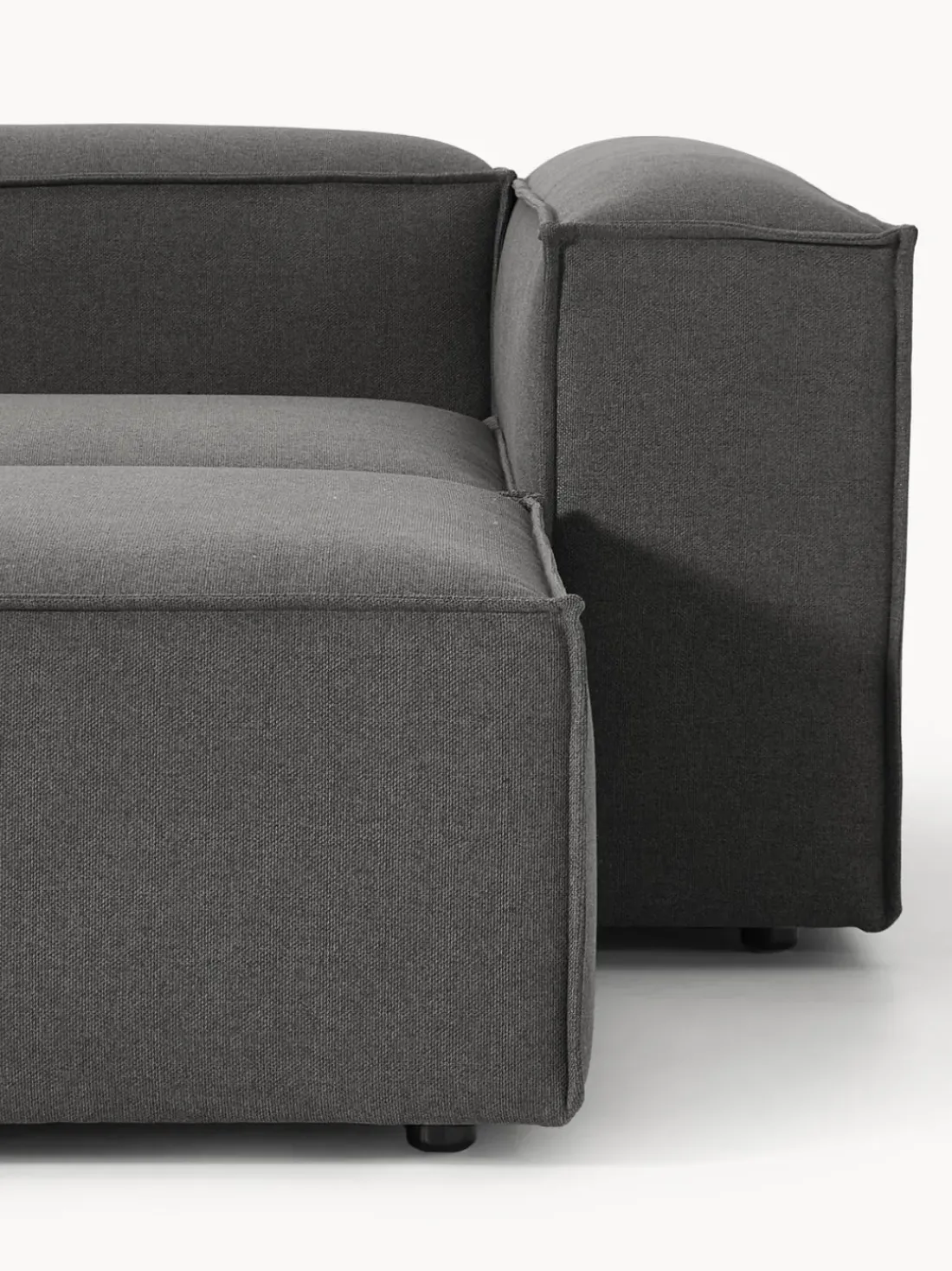 Sofá rinconera modular con reposapiés izquierdo/derecho Lennon (4 plazas)
