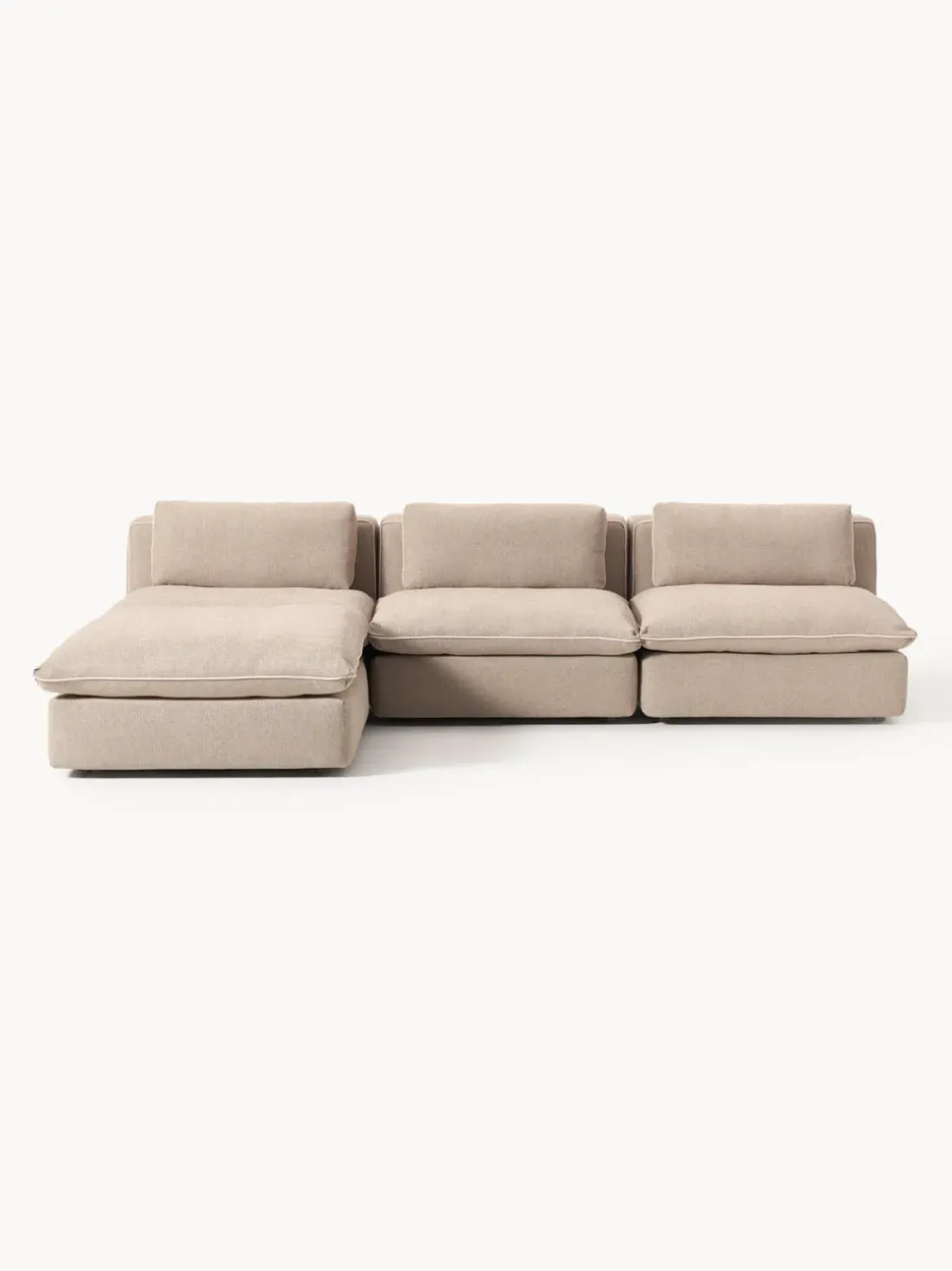 Sofá rinconera modular con reposapiés izquierdo/derecho Felix