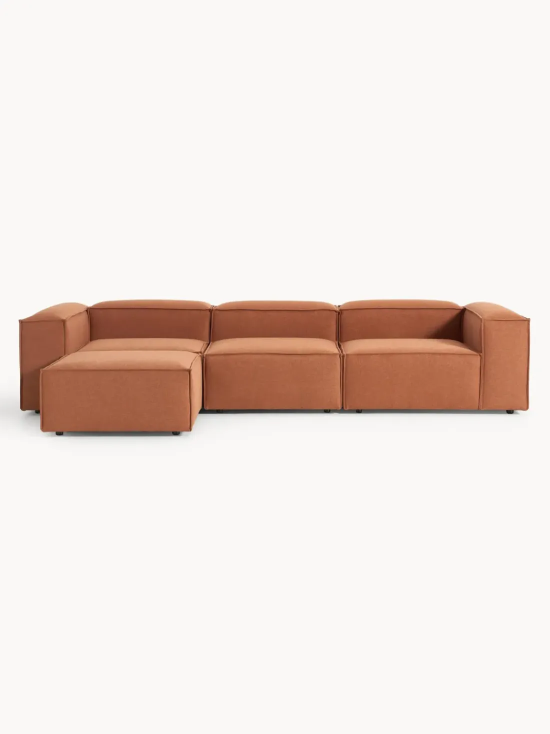Sofá rinconera modular con reposapiés izquierdo/derecho Lennon (4 plazas)