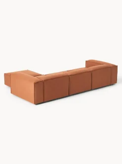 Sofá rinconera modular con reposapiés izquierdo/derecho Lennon (4 plazas)