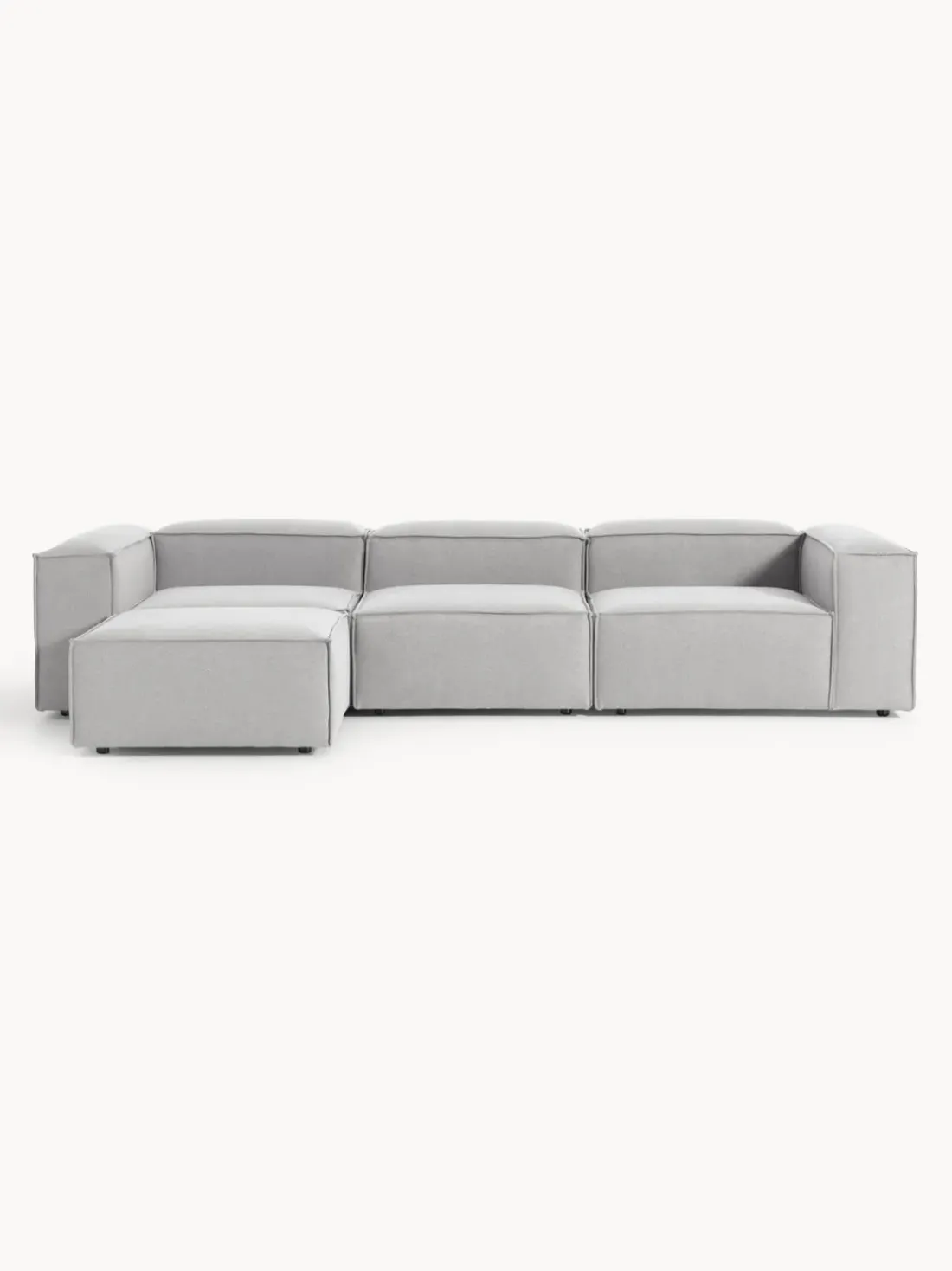 Sofá rinconera modular con reposapiés izquierdo/derecho Lennon (4 plazas)