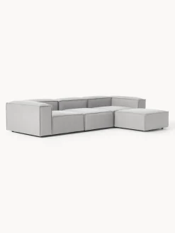 Sofá rinconera modular con reposapiés izquierdo/derecho Lennon (4 plazas)