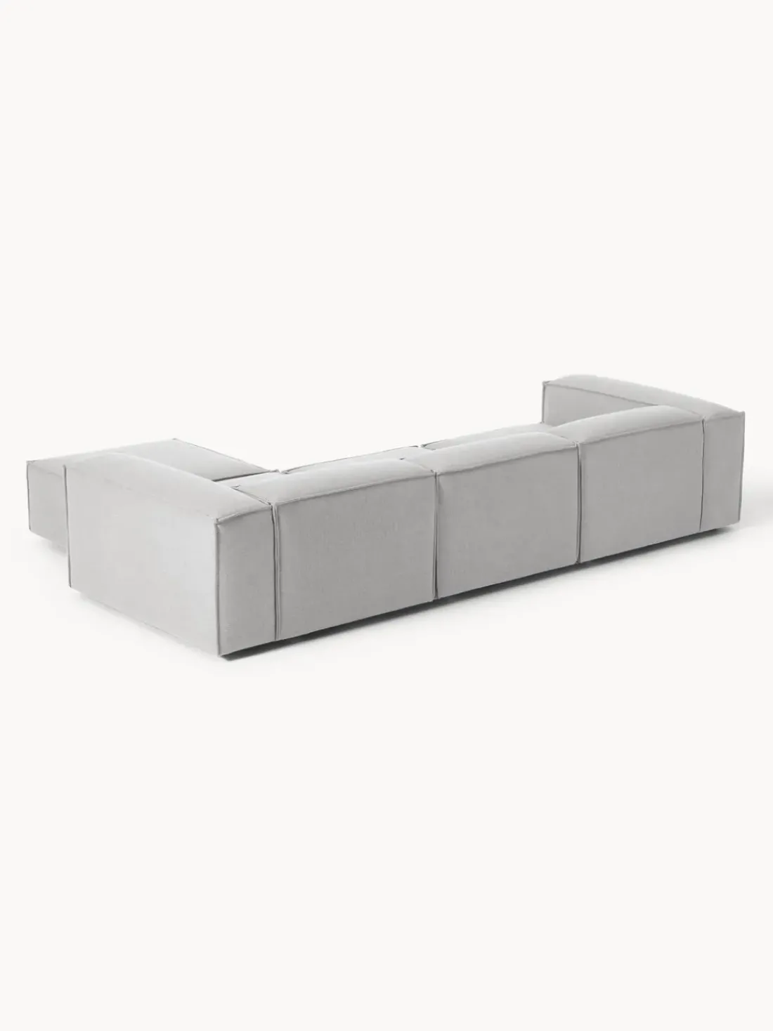 Sofá rinconera modular con reposapiés izquierdo/derecho Lennon (4 plazas)