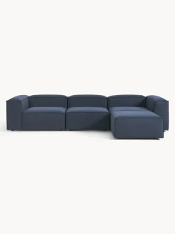 Sofá rinconera modular con reposapiés izquierdo/derecho Lennon (4 plazas)