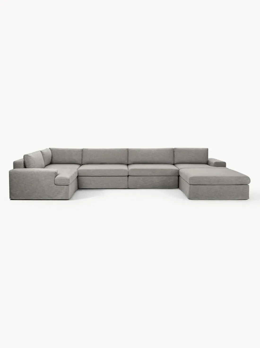 Sofá rinconera modular con tapizado desenfundable Russell