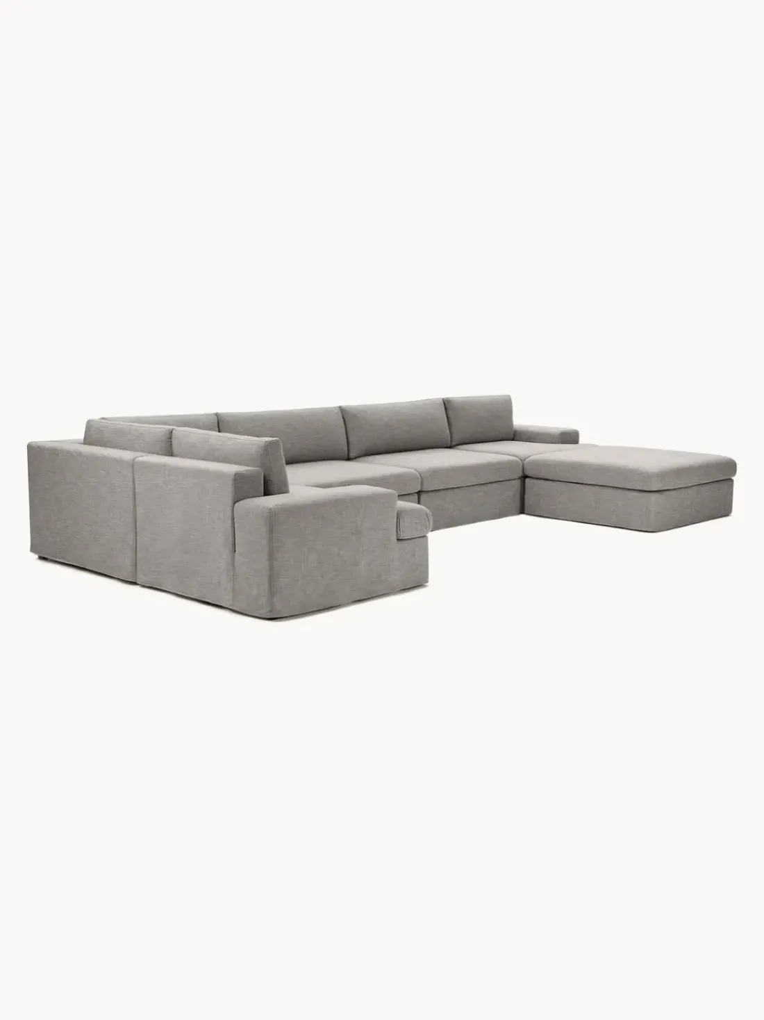 Sofá rinconera modular con tapizado desenfundable Russell