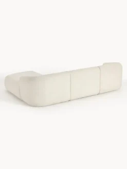 Sofá rinconera modular de borreguillo Sofia (3 plazas)