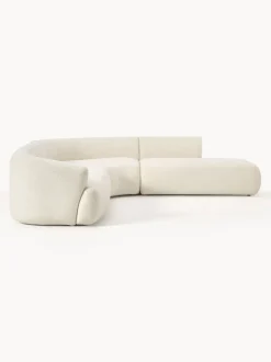 Sofá rinconera modular de borreguillo Sofia (4 plazas)