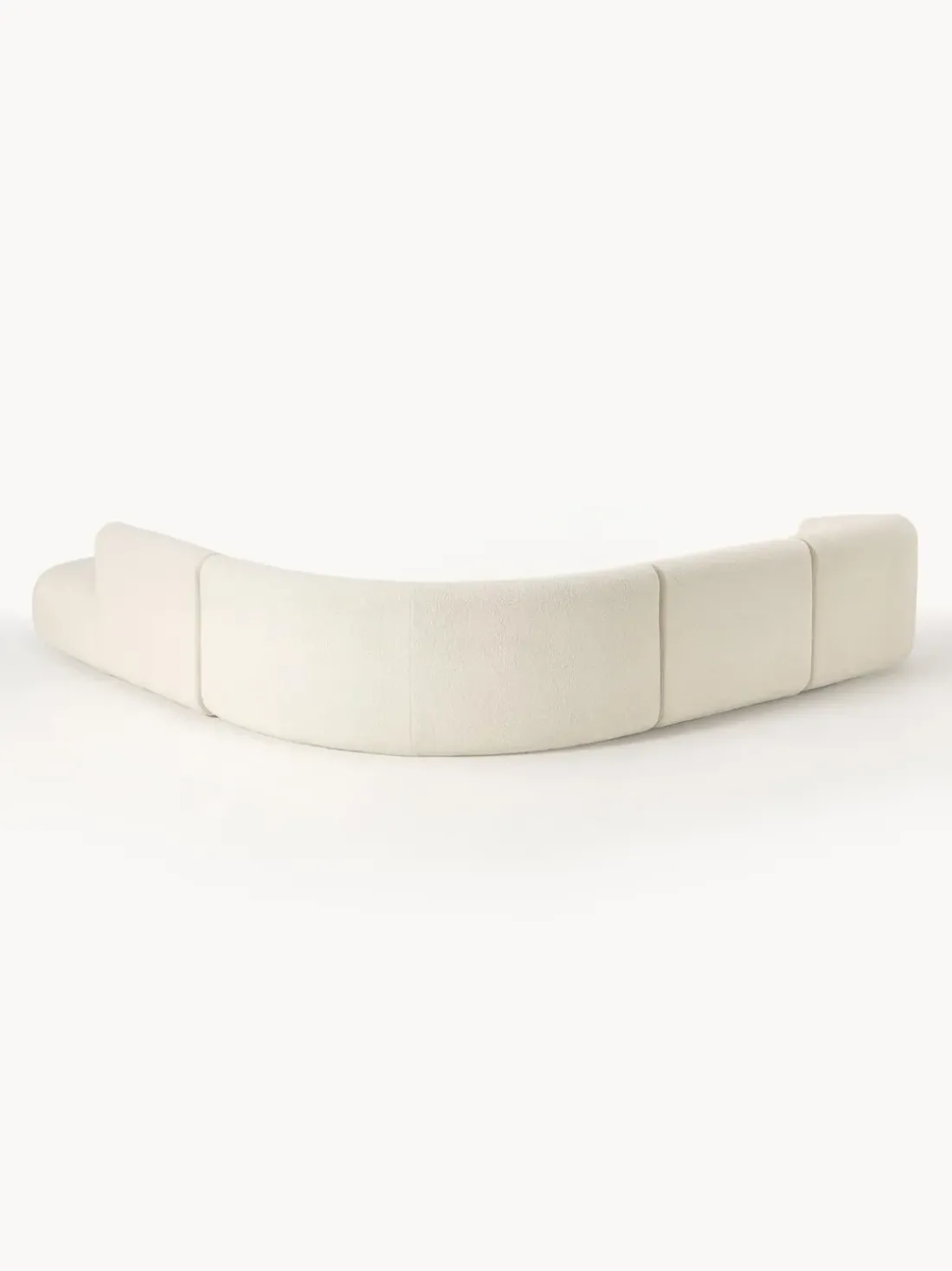 Sofá rinconera modular de borreguillo Sofia (4 plazas)