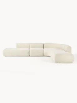 Sofá rinconera modular de borreguillo Sofia (4 plazas)