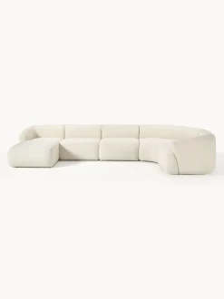 Sofá rinconera modular de borreguillo Sofia