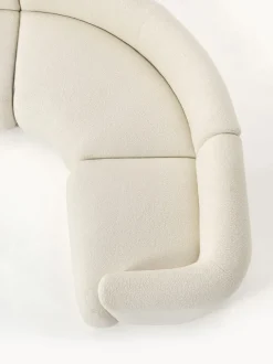 Sofá rinconera modular de borreguillo Sofia