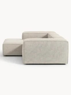 Sofá rinconera modular de mezcla de lino Lennon