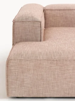 Sofá rinconera modular de mezcla de lino Lennon