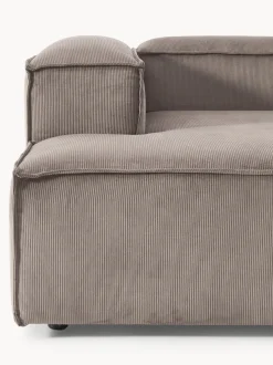 Sofá rinconera modular de pana Lennon