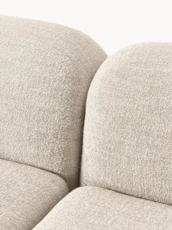 Sofá rinconera modular en tejido bouclé Wolke (4 plazas)