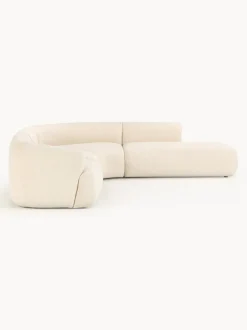 Sofá rinconera modular en tejido bouclé Sofia (4 plazas)