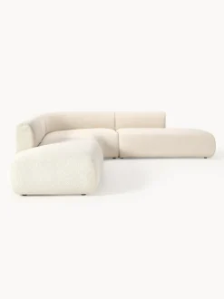Sofá rinconera modular en tejido bouclé Sofia (4 plazas)