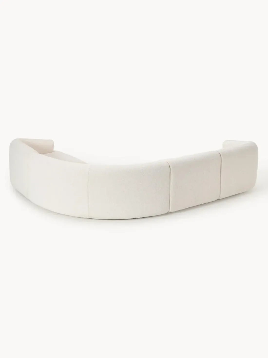 Sofá rinconera modular en tejido bouclé Sofia (4 plazas)