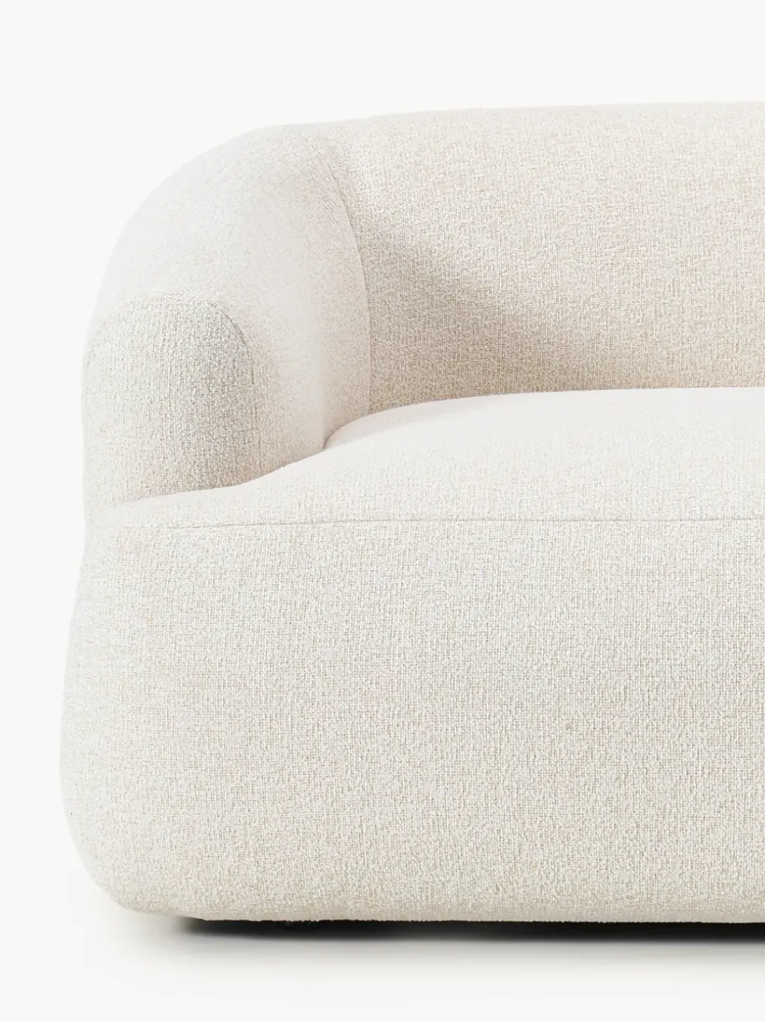 Sofá rinconera modular en tejido bouclé Sofia (4 plazas)