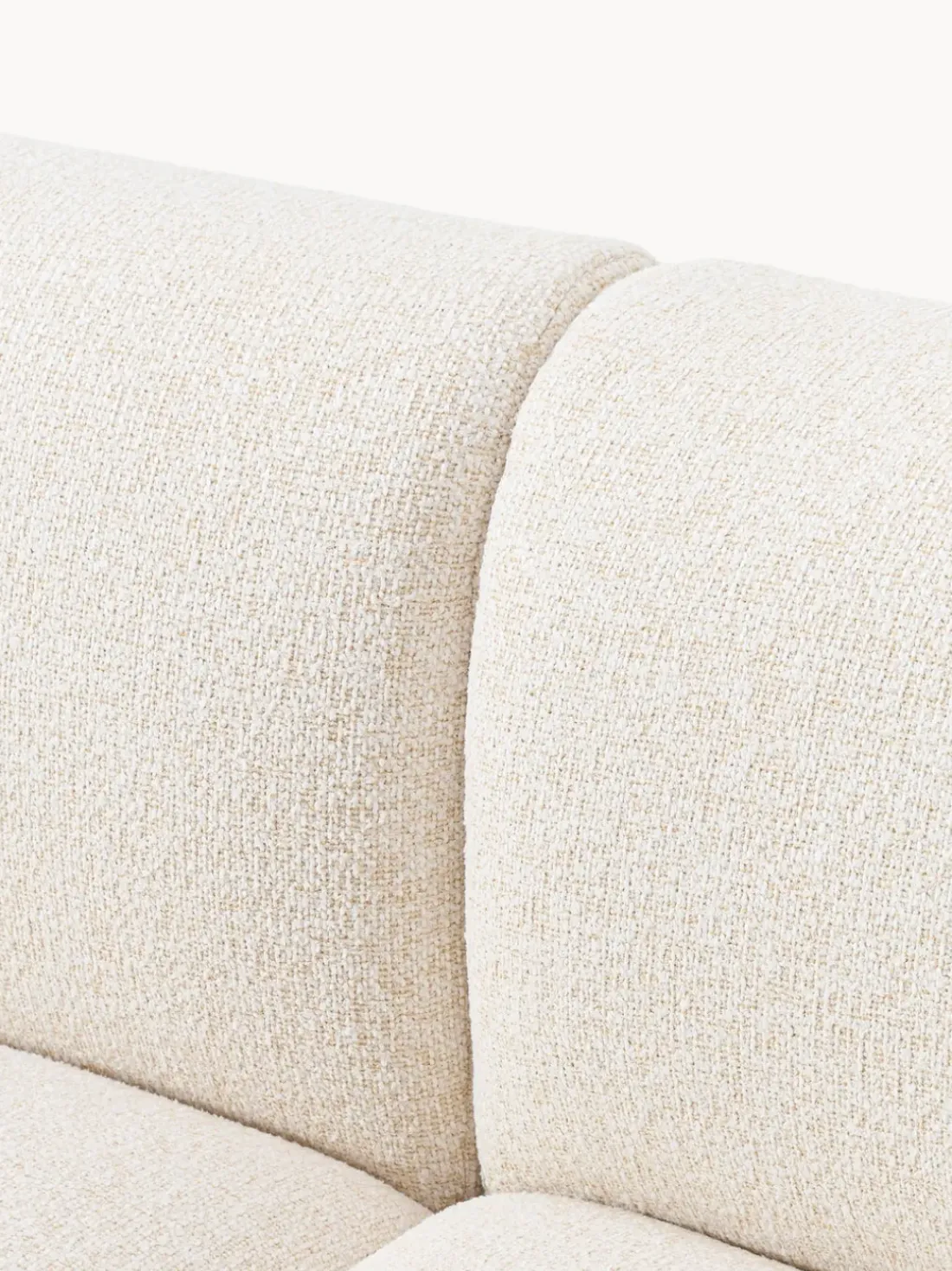 Sofá rinconera modular en tejido bouclé Sofia (4 plazas)