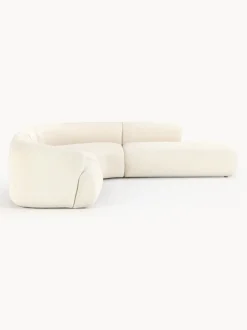 Sofá rinconera modular en tejido bouclé Sofia (4 plazas)
