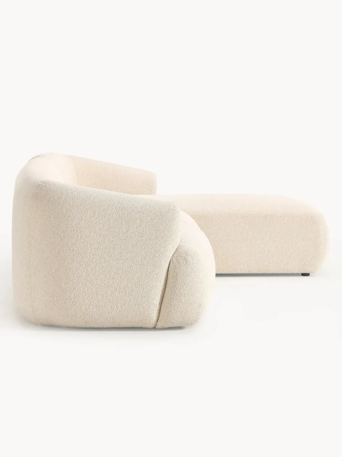 Sofá rinconera modular en tejido bouclé Sofia (3 plazas)