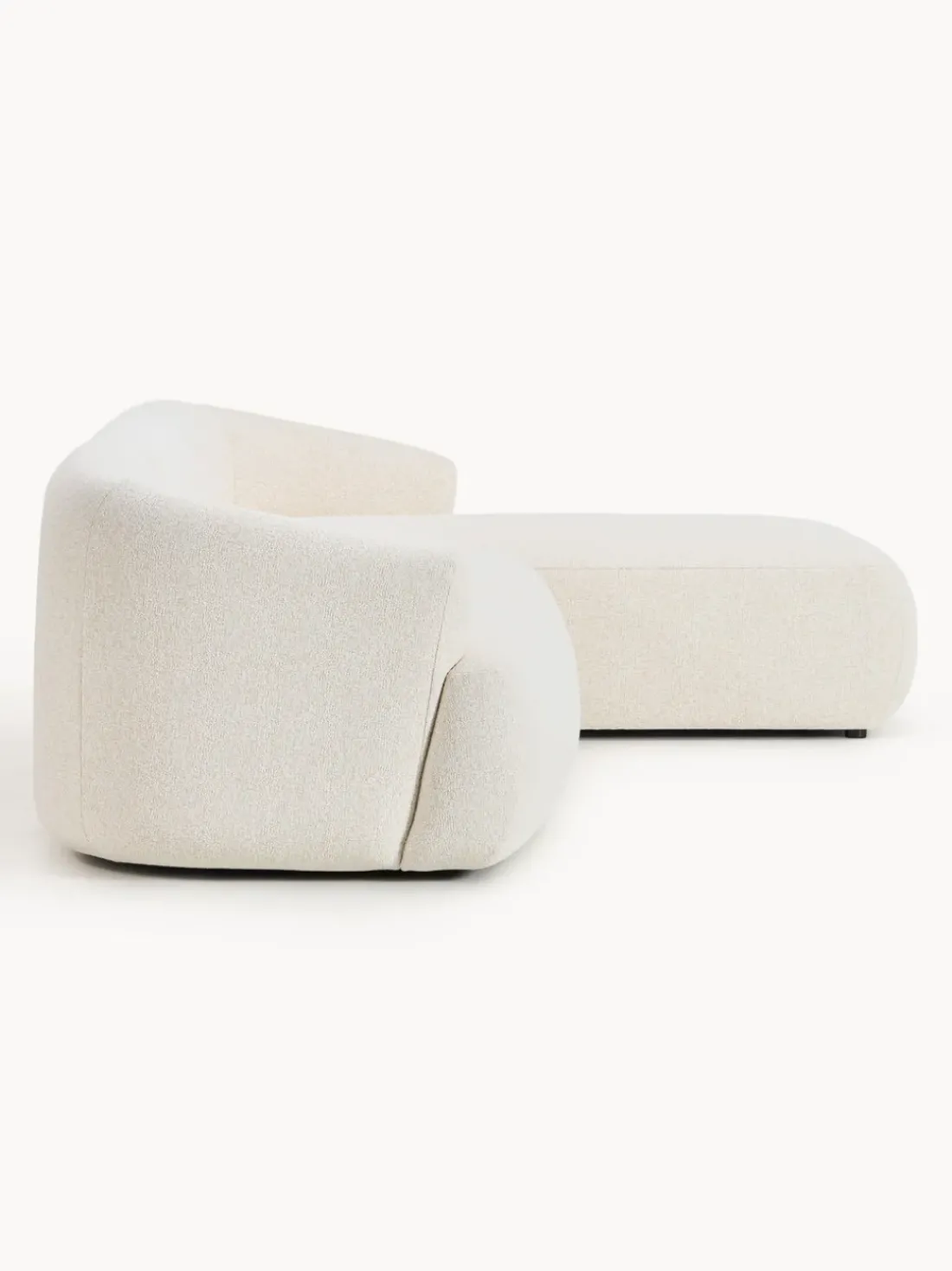 Sofá rinconera modular en tejido bouclé Sofia (3 plazas)