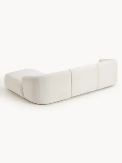 Sofá rinconera modular en tejido bouclé Sofia (3 plazas)