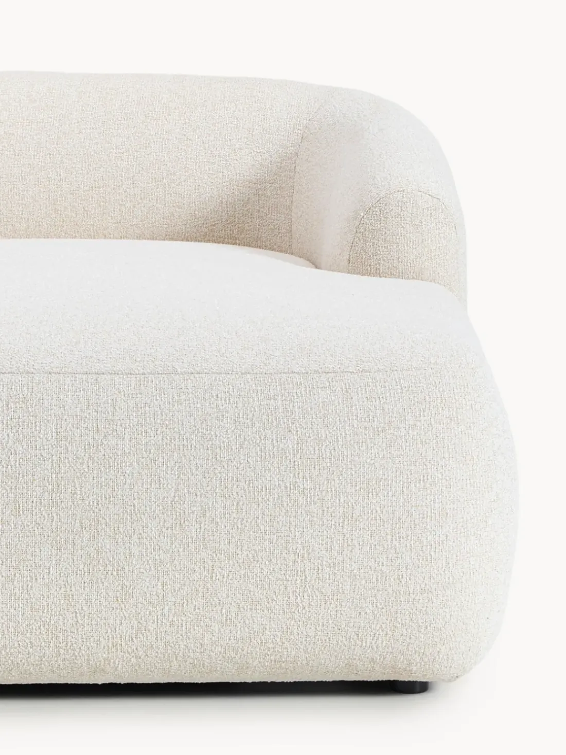 Sofá rinconera modular en tejido bouclé Sofia (3 plazas)