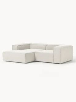 Sofá rinconera modular en tejido bouclé Lennon