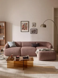 Sofá rinconera modular en tejido bouclé Sofia (3 plazas)