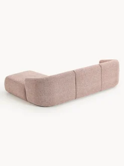 Sofá rinconera modular en tejido bouclé Sofia (3 plazas)