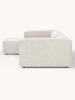 Sofá rinconera modular en tejido bouclé Lennon