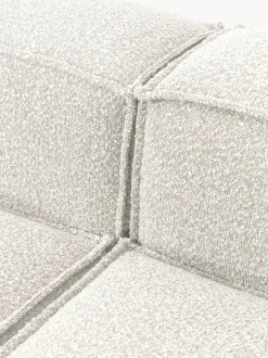Sofá rinconera modular en tejido bouclé Lennon