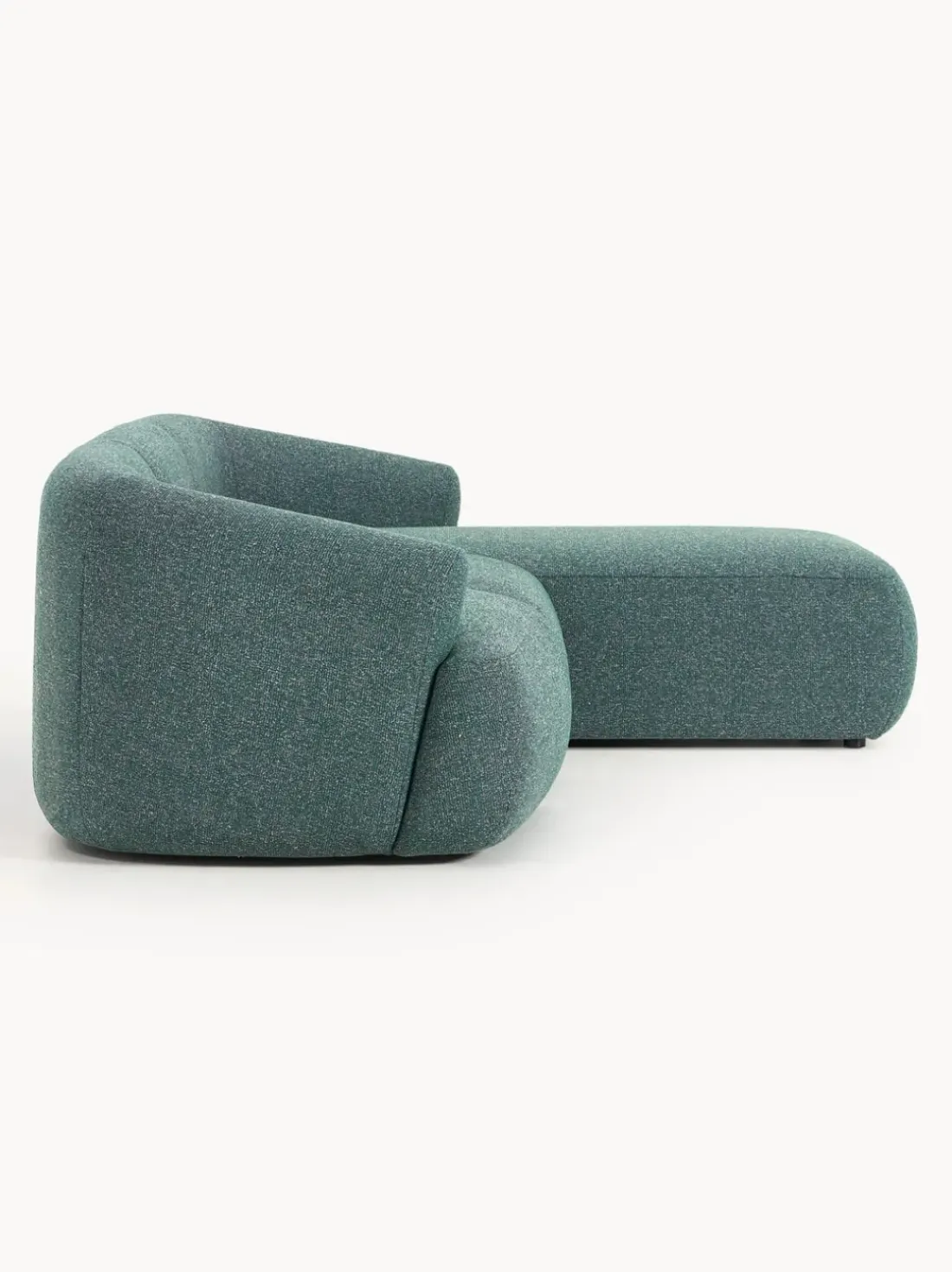 Sofá rinconera modular en tejido bouclé Sofia (3 plazas)