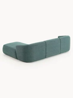 Sofá rinconera modular en tejido bouclé Sofia (3 plazas)