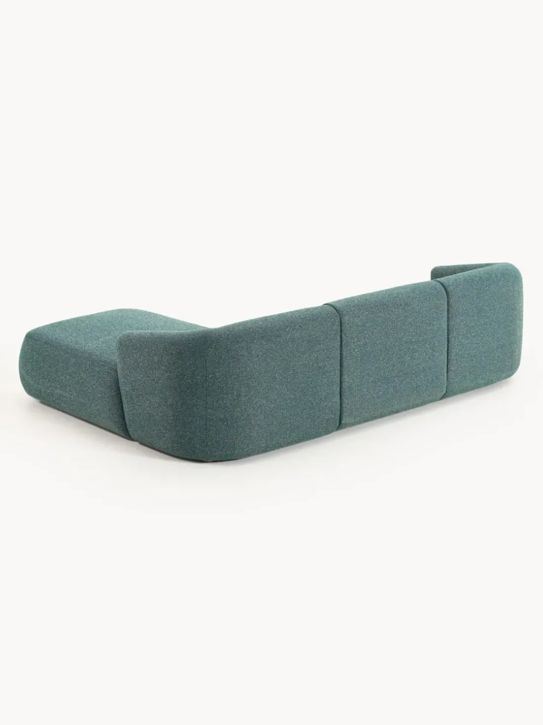 Sofá rinconera modular en tejido bouclé Sofia (3 plazas)