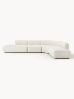 Sofá rinconera modular en tejido bouclé Sofia (4 plazas)