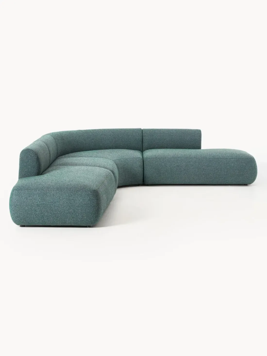 Sofá rinconera modular en tejido bouclé Sofia (4 plazas)