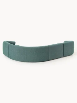 Sofá rinconera modular en tejido bouclé Sofia (4 plazas)