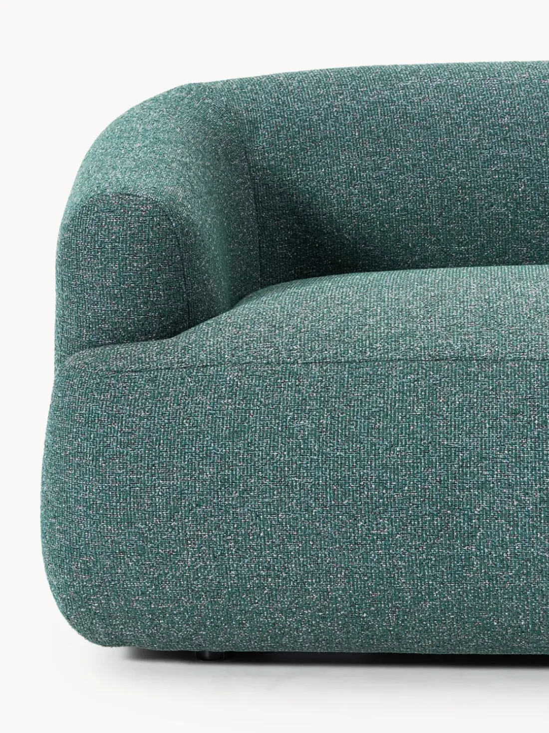 Sofá rinconera modular en tejido bouclé Sofia (4 plazas)