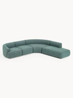 Sofá rinconera modular en tejido bouclé Sofia (4 plazas)