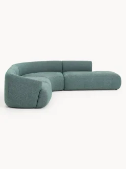 Sofá rinconera modular en tejido bouclé Sofia (4 plazas)