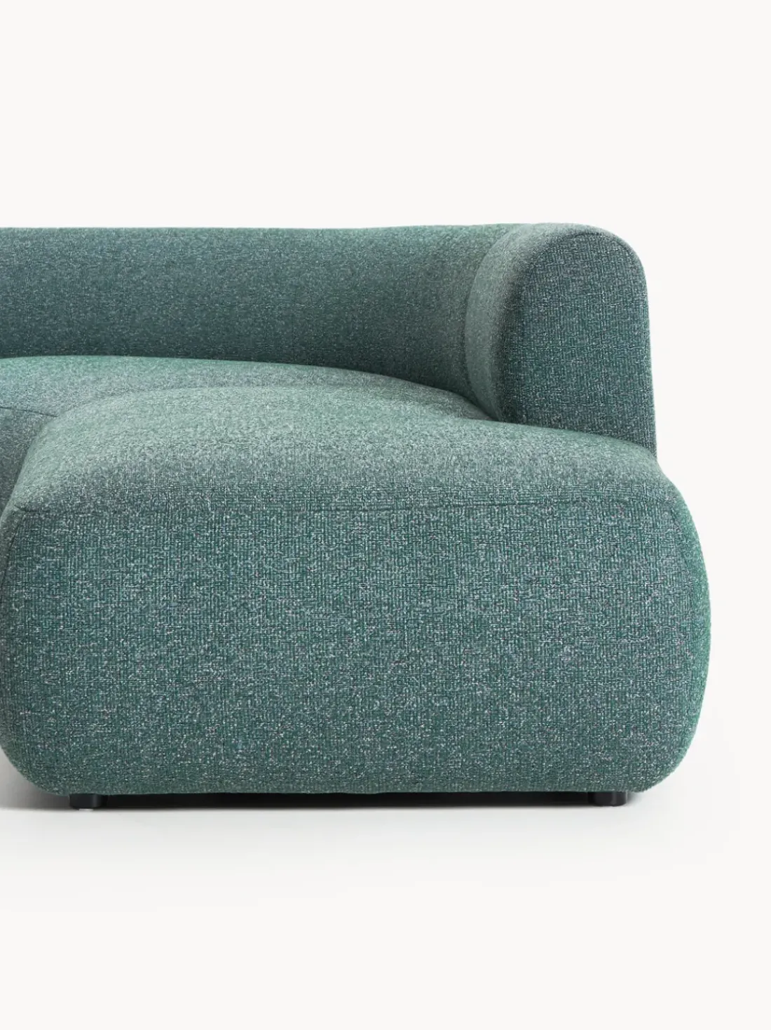 Sofá rinconera modular en tejido bouclé Sofia (4 plazas)